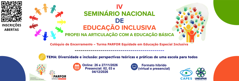 Banner IV SEMINÁRIO NACIONAL
